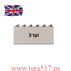 Полотно для мяса 1550х16х3tpi Полотно для мяса 1550х16х3tpi