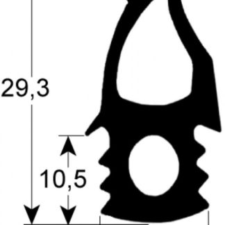 Уплотнение двери 475X450 мм ELECTROLUX 267060 0c1496 Уплотнение двери 475X450 мм ELECTROLUX 267060 0c1496
